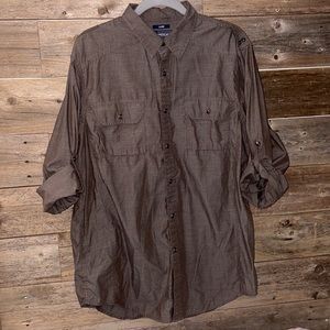 American Rag- dark steel- Button down